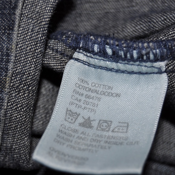 Vtg TOMMY HILFGER Denim Sleeveless Jean Dress [F1] - Picture 6 of 6